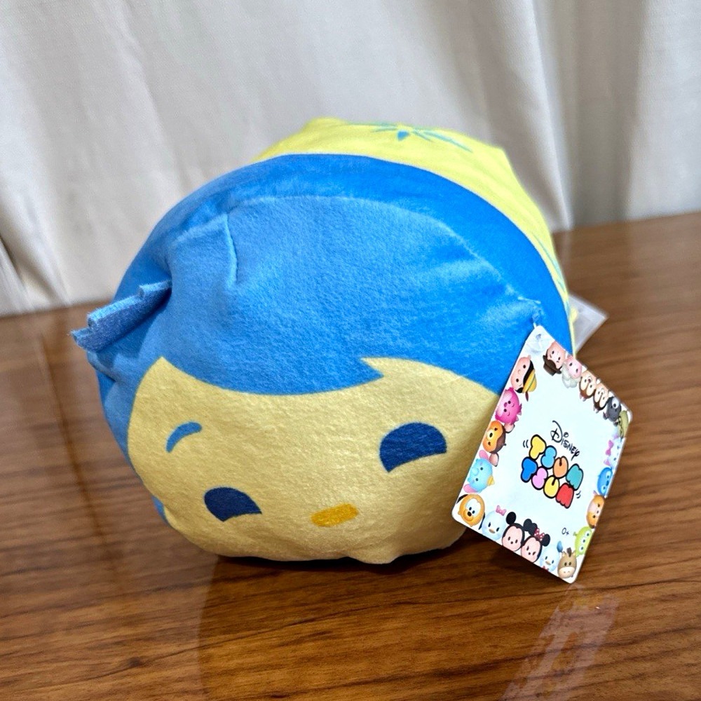 Disney Tsum Tsum Joy Inside Out Plush Stuffed Toy Yellow Blue Small 48550